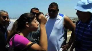 Israeli Protest at Ashdod for Freedom Flotilla Aid for Gaza