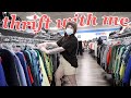 Thrift With Me for Fall Clothing and Home Decor! + Try On Haul (ft. Dossier)