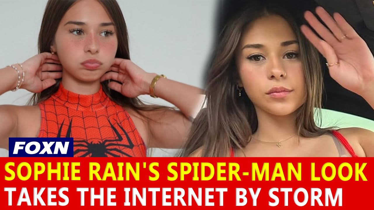 Sophie Rain's Spider-Man Look Takes the Internet by Storm - YouTube