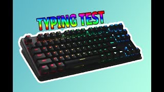 TECWARE Phantom 87 | Quick Overview & Typing Test