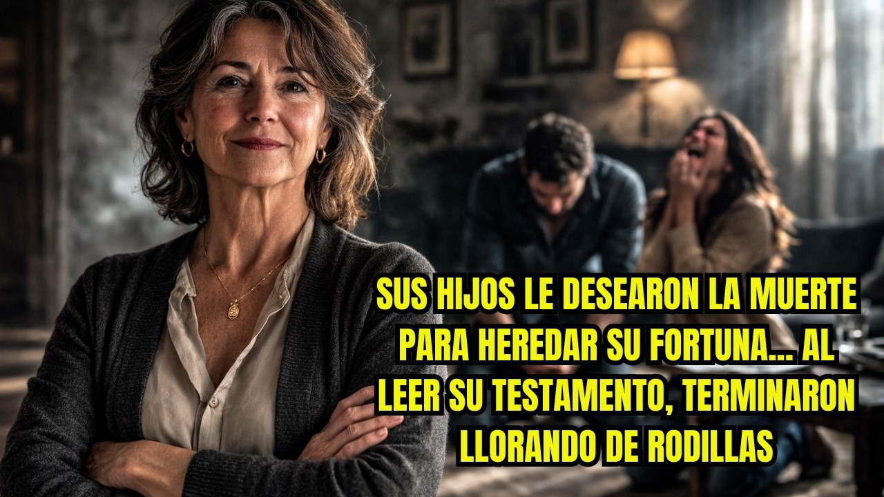 Sus hijos le desearon la muerte para heredar su fortuna... Al leer su testamento, terminaron...