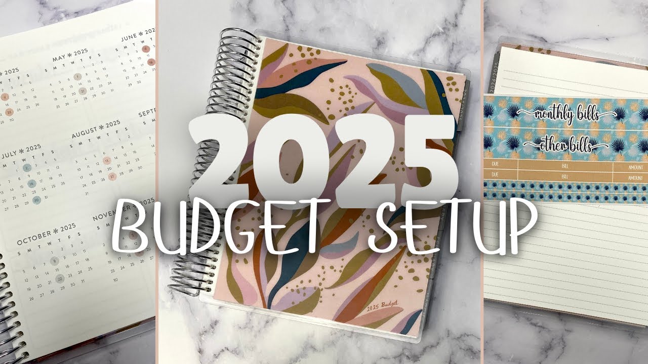 2025 Budget Planner Setup | Erin Condren Monthly Planner | Kaycee Leigh ...