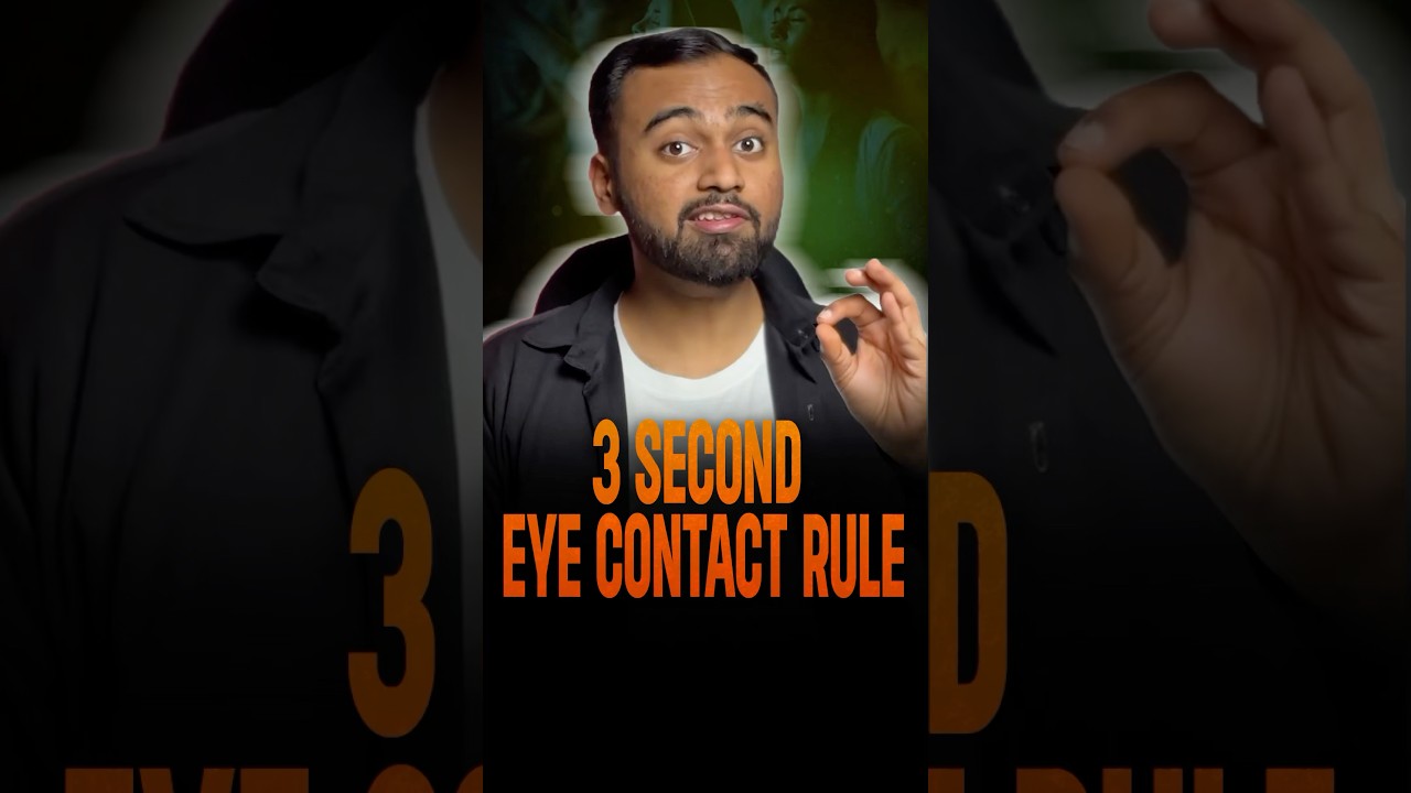 Struggle with eye contact during presentations? Try the 3-Second Rule! 👀✨| 