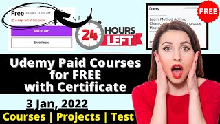 Udemy Coupon Code 2022 | Udemy Free Courses Certificate | Free Online Courses with Certificate