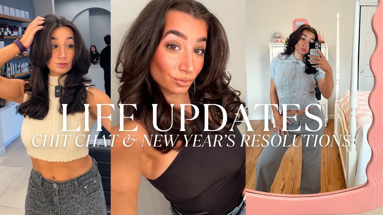 Life Updates & New Year's Resolutions: Living at Home, Content Goals, Skin Health, & Fitness