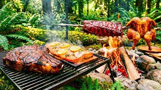 DELICIOUS Meat Cooking Compilation Over The Fire! | ASMR 4K