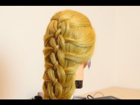 Romantic Prom Hairstyle For Long Hair Youtube