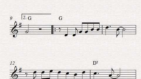 Free easy violin sheet music, La Cucaracha