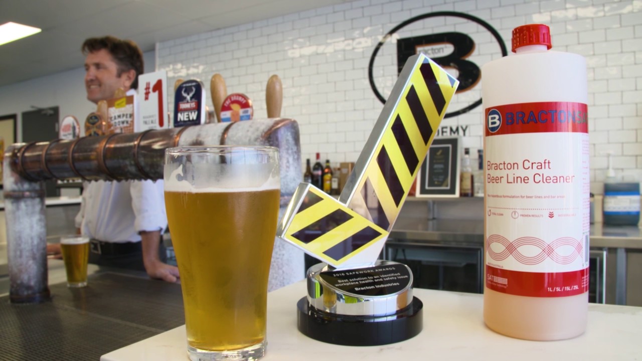 Bracton Industries develops a non-hazardous craft beer line cleaner and wins a SafeWork NSW Award