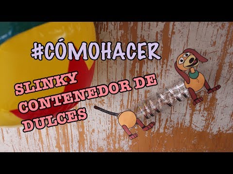 #CÓMOHACER: Slinky contenedor de Dulces