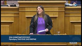 Ζ.Κωνσταντοπούλου (Πρ. ΠΛΕΥΣΗΣ ΕΛΕΥΘΕΡΙΑΣ) (Υπηρεσίες κοινωνικής δικτύωσης για ανηλίκους) (22/10/26)