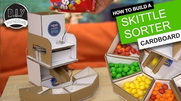 DIY Cardboard Skittle Sorting Machine - Arduino