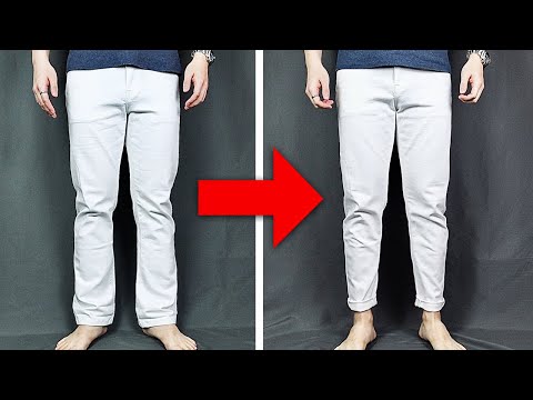 HOW TO TAPER PANTS Without Sewing Machine | Simple DIY Pants Taper