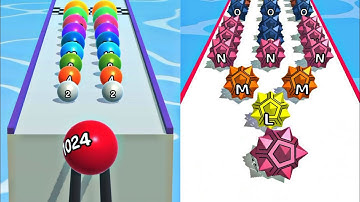 Az Run vs Ball Run 2048 All Level Mobile Gameplay Walkthrough Android IOs Alltrailer Relaxing Video