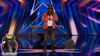 Waylon Napadogan Performance   America's Got Talent 2022 Auditions Week 2 S17E02