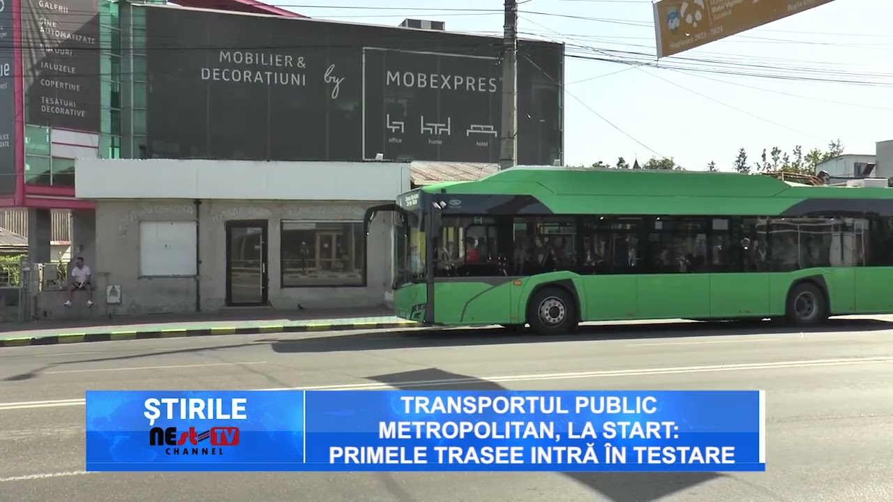 Transportul public metropolitan, la start: primele trasee intră în testare