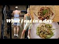 WHAT I EAT IN A DAY & FULL BODY WORKOUT | REALISTIC & QUICK HEALTHY RECIPES