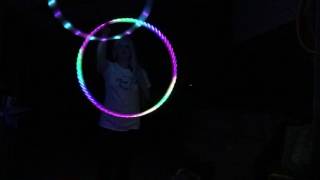 LED ISOFLOWERS - Double Hoop Tricks