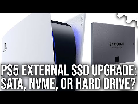 PS5 External SSD Testing: SATA vs NVMe vs Hard Drive - Back-Compat Titles + Read/Write Speed Tests!