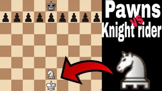 Pawns Vs Knight Rider Ultimate Chess Survival Can Pawns Stop The Knight Rider? Crazy Chess Battle