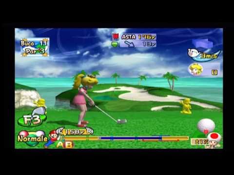 mario golf toadstool tour hole in one