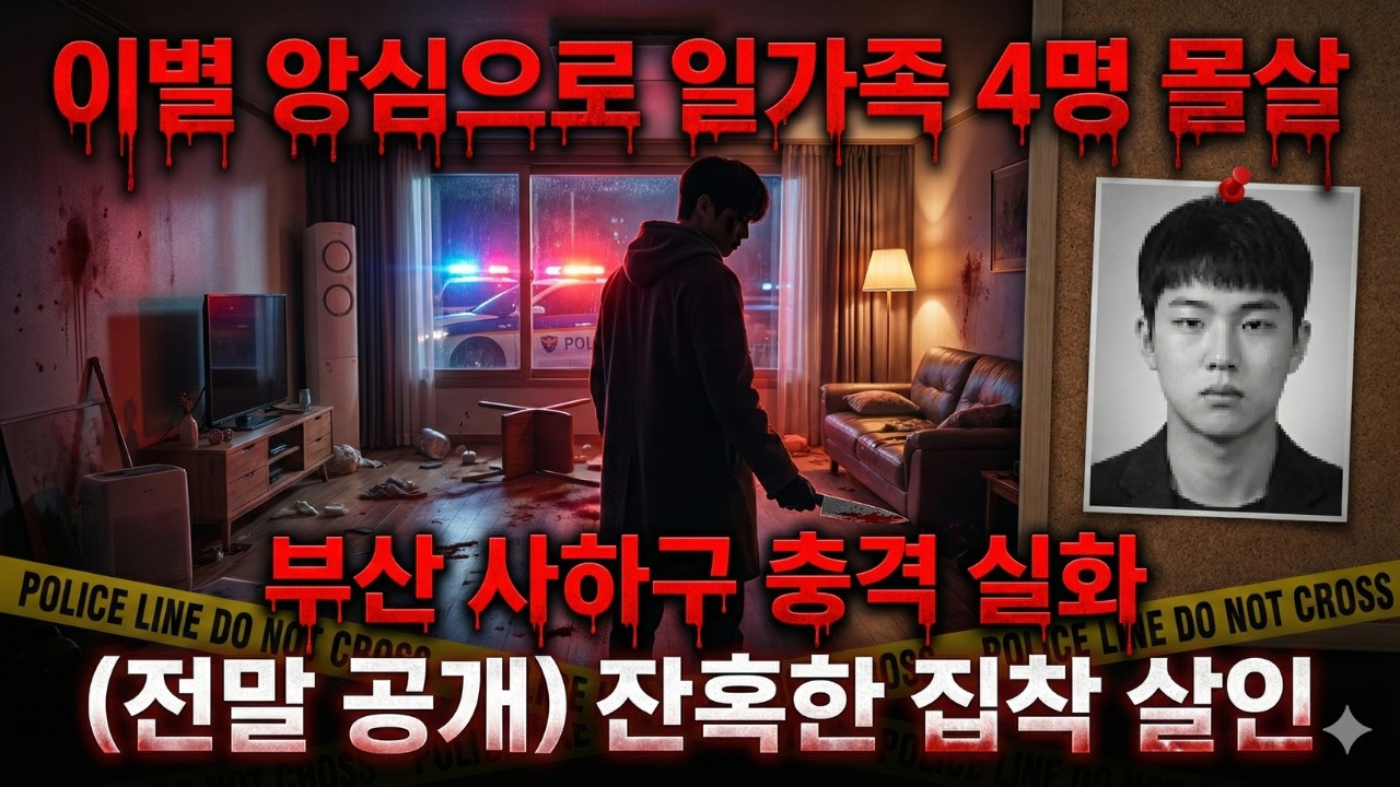 충격 실화 | 이별 앙심으로 일가족 4명을 잔인하게 몰살한 남자 - 부산 사하구 일가족 살인사건 전말