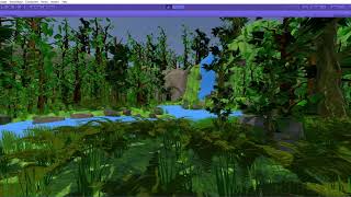 Compiling Rainforest/Forest Models and Textures in Unity Scene