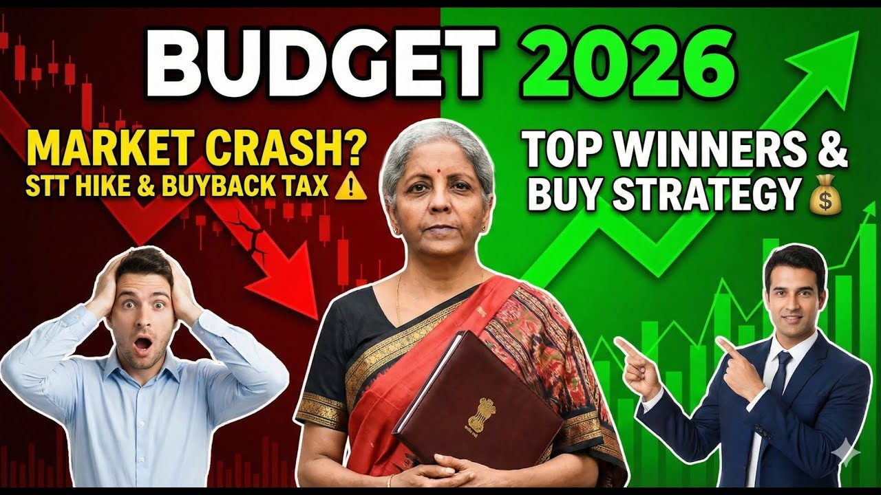 Budget 2026: Why Sensex Crashed? STT Hike & Buyback Tax Explained!Budget  Crash or Opportunity