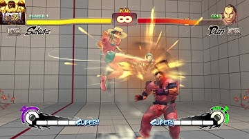 USF4 Sakura Bnb Combo (I Learned How to 1 Frame Link!!)