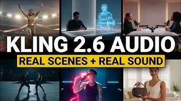 Kling 2.6 Audio Most Realistic AI Video Generator (Audio + Motion Test)