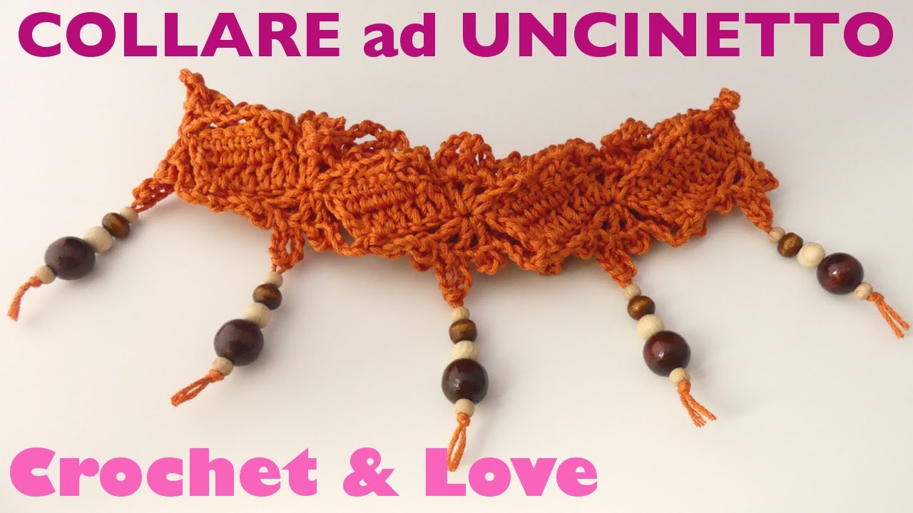 Tutorial Collarino Etnico ad uncinetto con perline