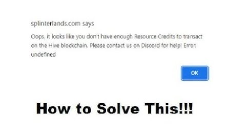 Splinterlands: How to Get More Resource Credits!