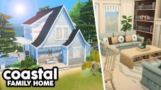 Coastal Family Home // The Sims 4 Speed Build