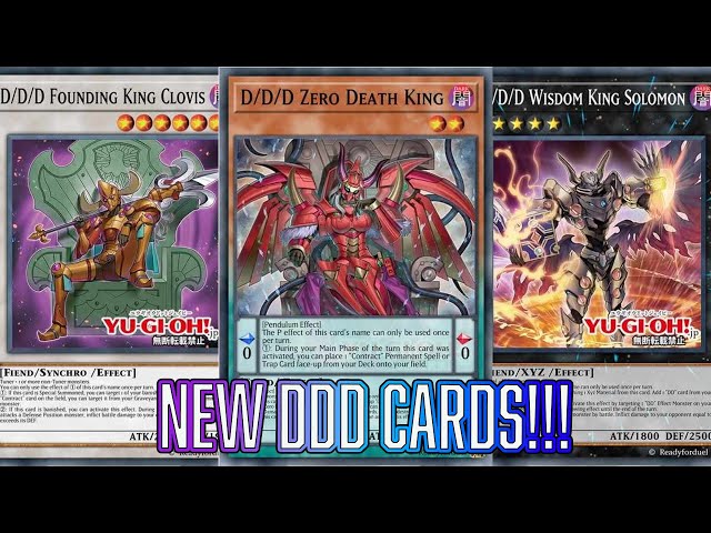 Yu-Gi-Oh! NEW DDD Cards FINALLY!!!!! - YouTube