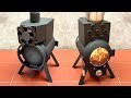 How to make the best fireplace from old gas cylinders