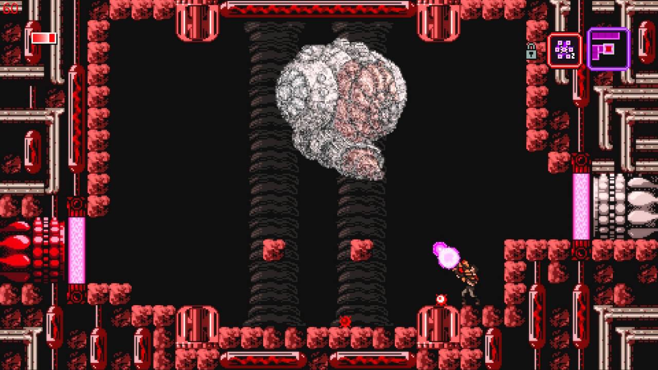 Axiom Verge gameplay - First boss
