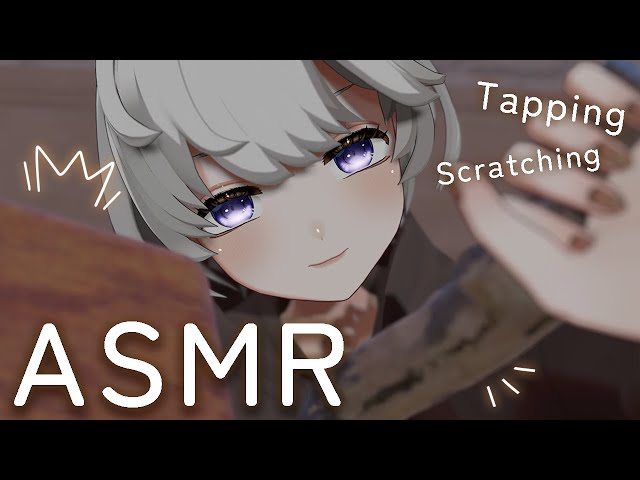 【ASMR】Collected various wooden sounds! (Tapping, scratching, hand movements... etc)