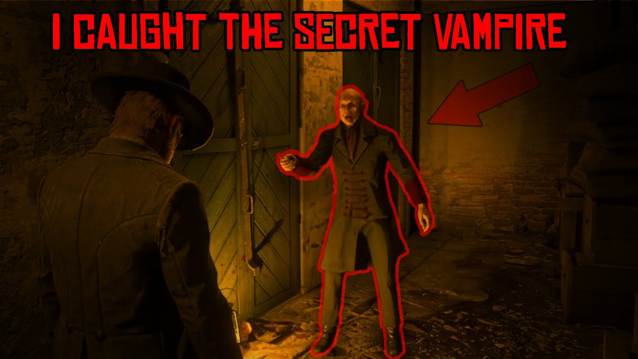 I CAUGHT THE SECRET VAMPIRE in RDR2 - YouTube