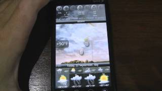 Android App: Animated Weather Pro from MobilityFlow screenshot 2