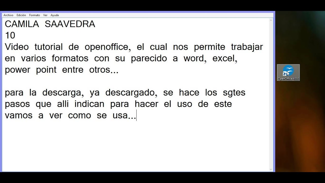 OPENOFFICE TUTORIAL - YouTube