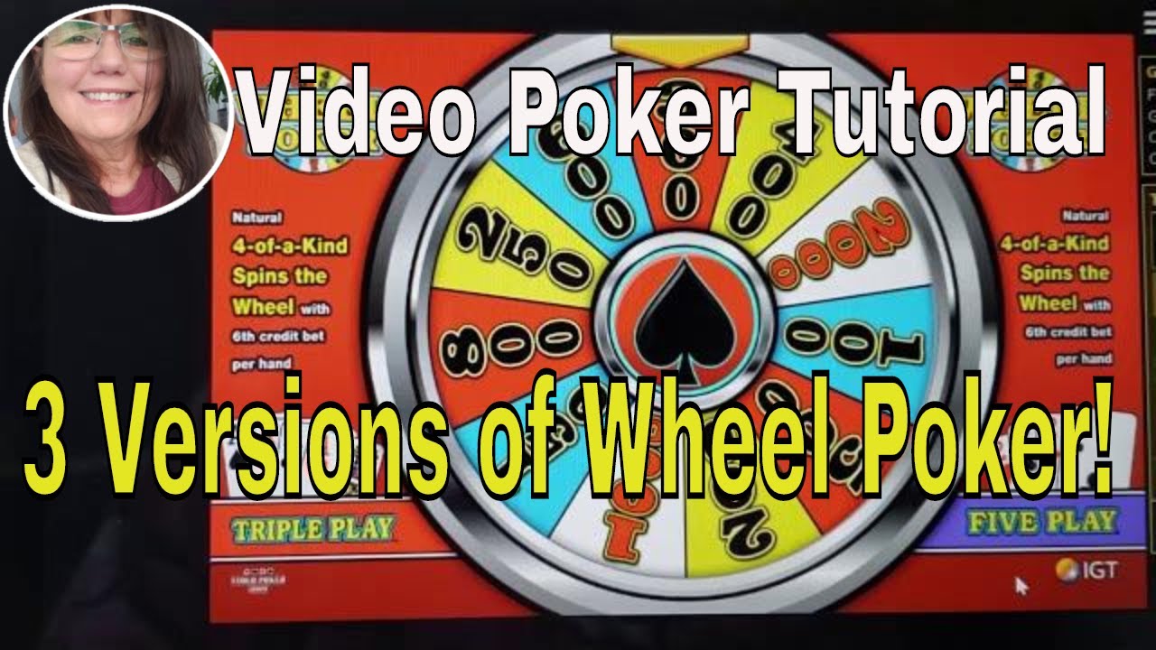Video Poker Tutorial  Series  Wheel Poker Wheel Poker 