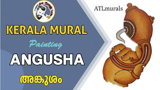 ANKUSHA /Kerala Mural Painting/Kerala Mural Tutorial for beginners/ATLmurals/Sreenathst