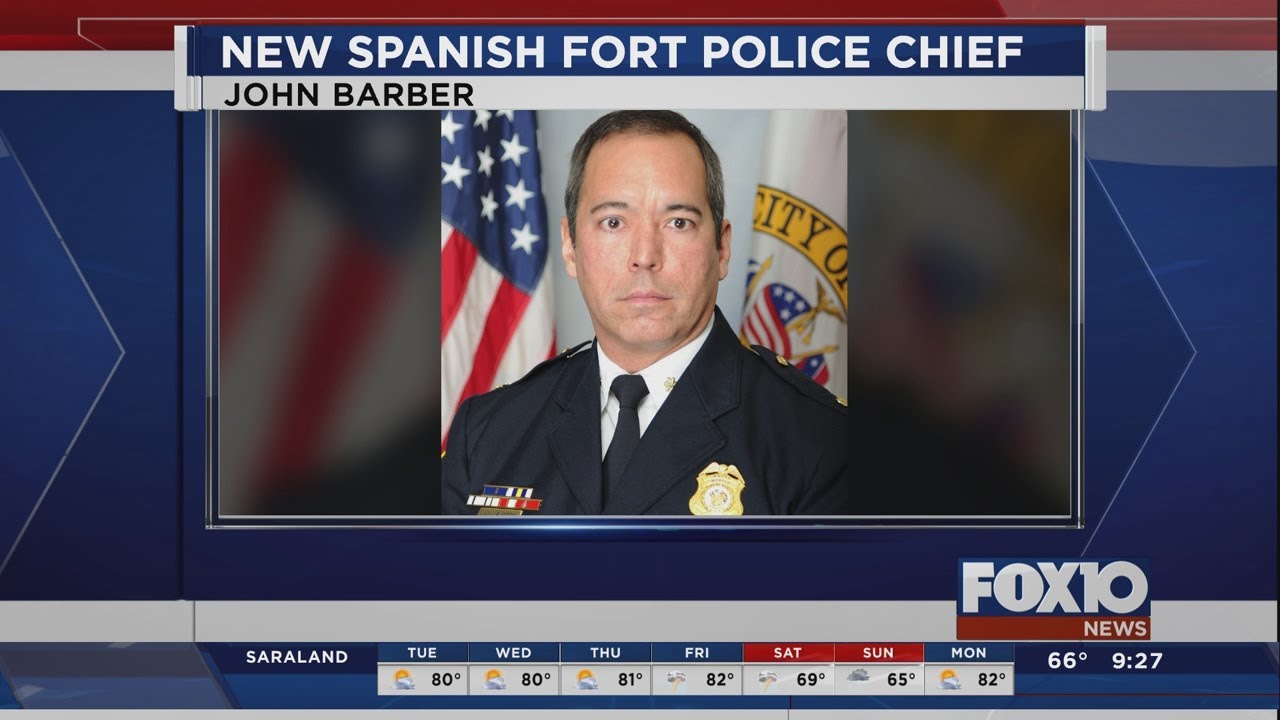 John Barber Named Police Chief In Spanish Fort YouTube