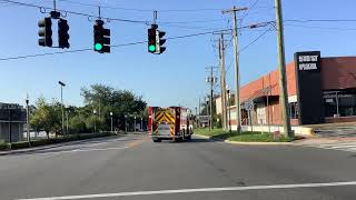 apopka fire department engine 1 responding
