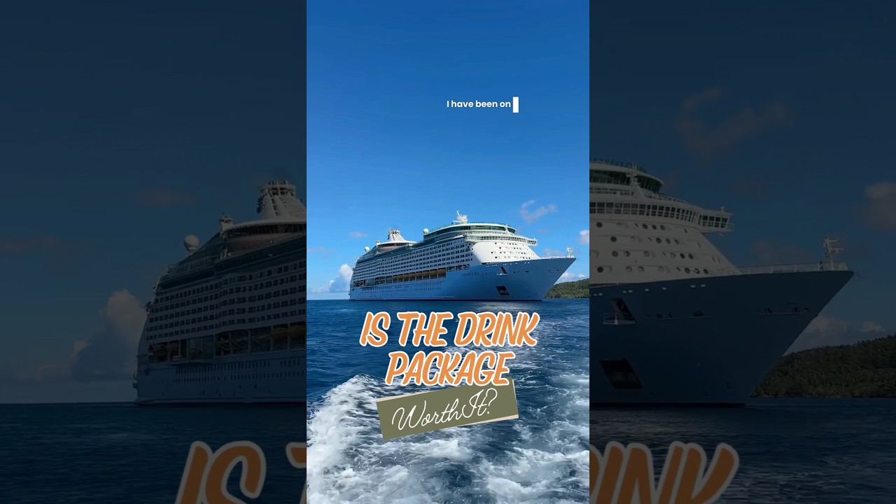 Part 1 | Is the drink package worth it? #cruise #cruisetips #cruiseaddict #cruising #royalcaribbean