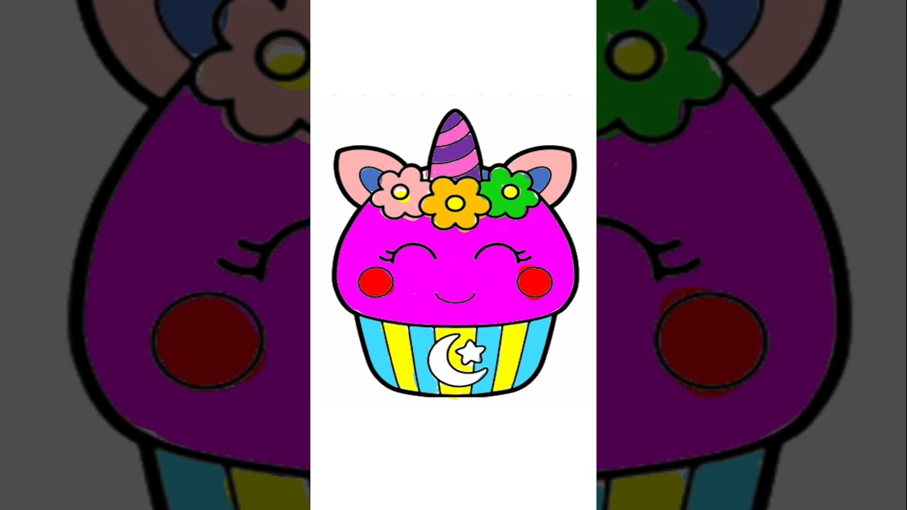 Magical Unicorn Cupcake 