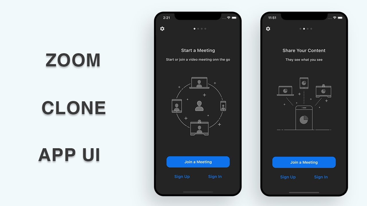 Flutter UI - Zoom Clone - Home Screen - Part III - Speed Code - YouTube