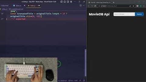 ASMR Programming - Movie App Coding - No Talking