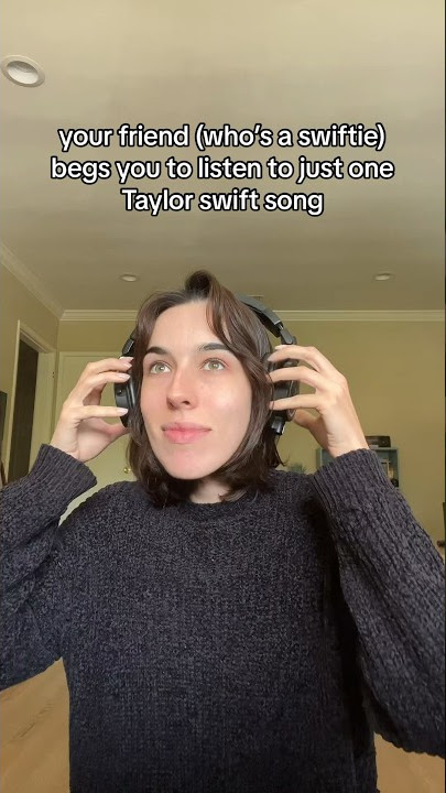 Taylor Swift Songs Be Like: #singer #taylorswift #shorts #biancascaglione