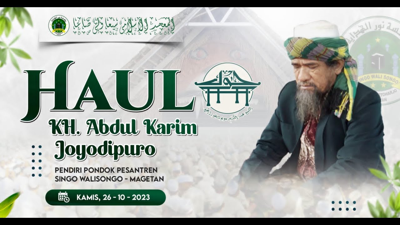 LIVE | HAUL KH. ABDUL KARIM JOYODIPURO